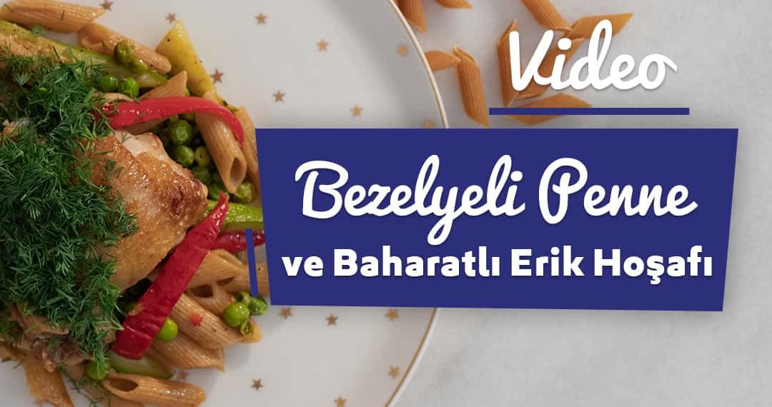 masanın-üzerindeki-bezelyeli-penne-tabağı