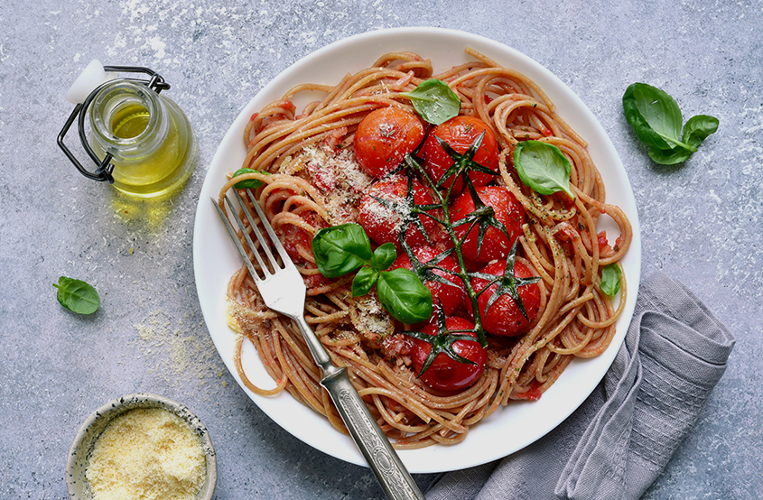 kepekli spaghetti