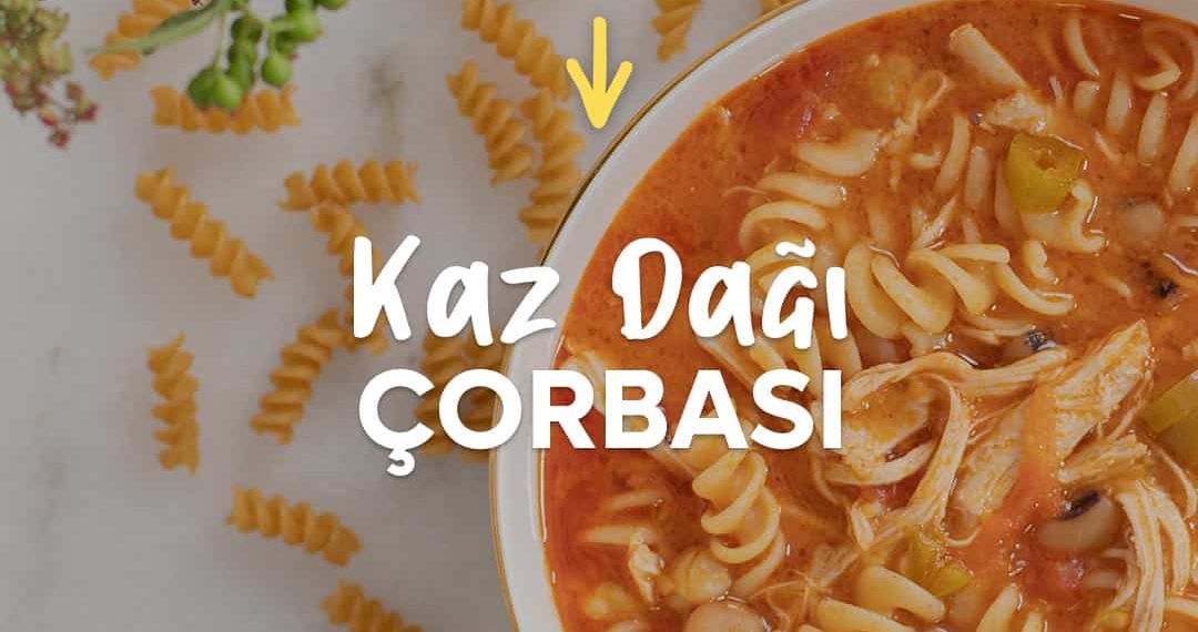 kase içindeki kaz dağı çorbası