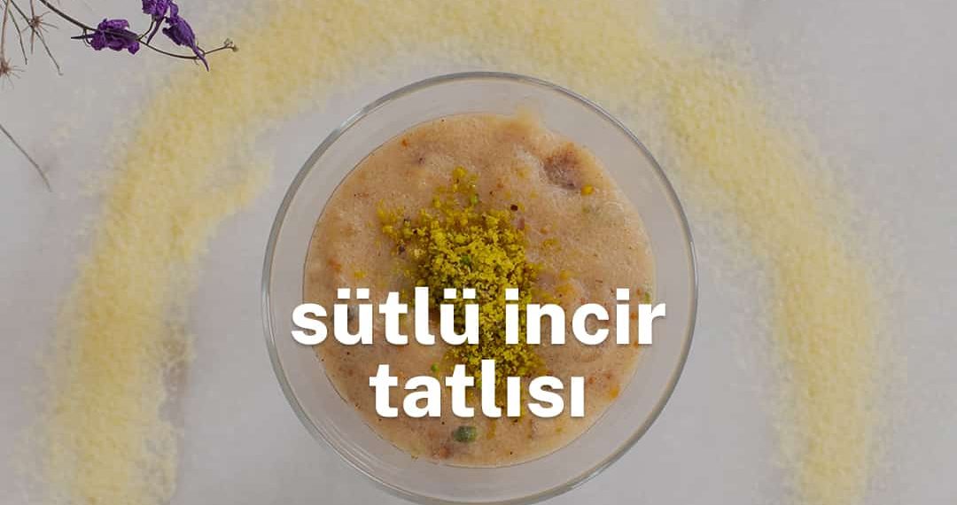 tabağın içindeki sütlü incir tatlısı