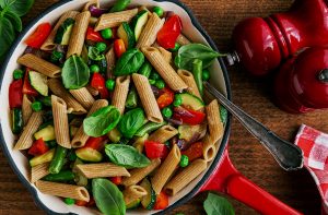 Sebzeli penne makarna