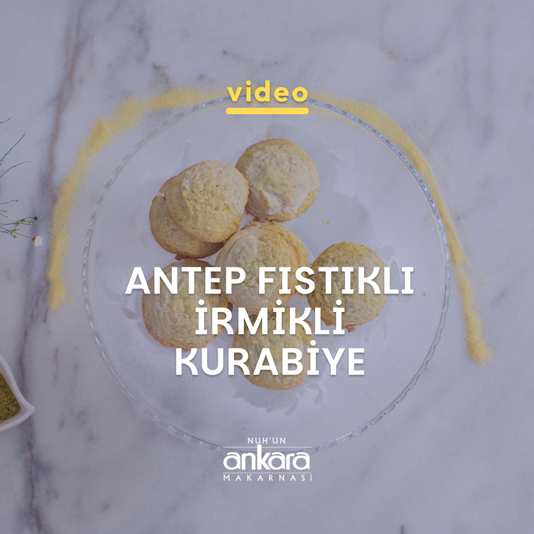 Antep Fıstıklı İrmikli Kurabiye