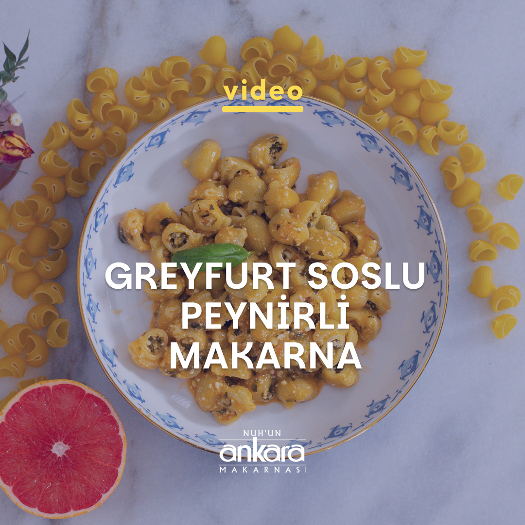Greyfurt Soslu Peynirli Makarna